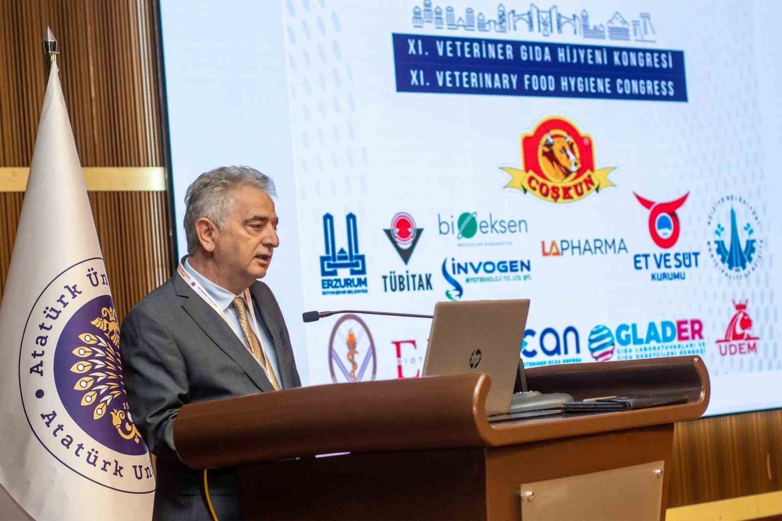 Uluslararası katılımlı veteriner gıda hijyeni kongresinin 11’incisi Atatürk Üniversitesinin ev sahipliğinde gerçekleştirildi