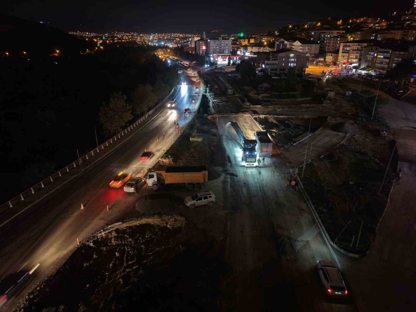 Karabük’te Sanayi Kavşağı’ndaki çalışmalar 15 gün içinde tamamlanacak