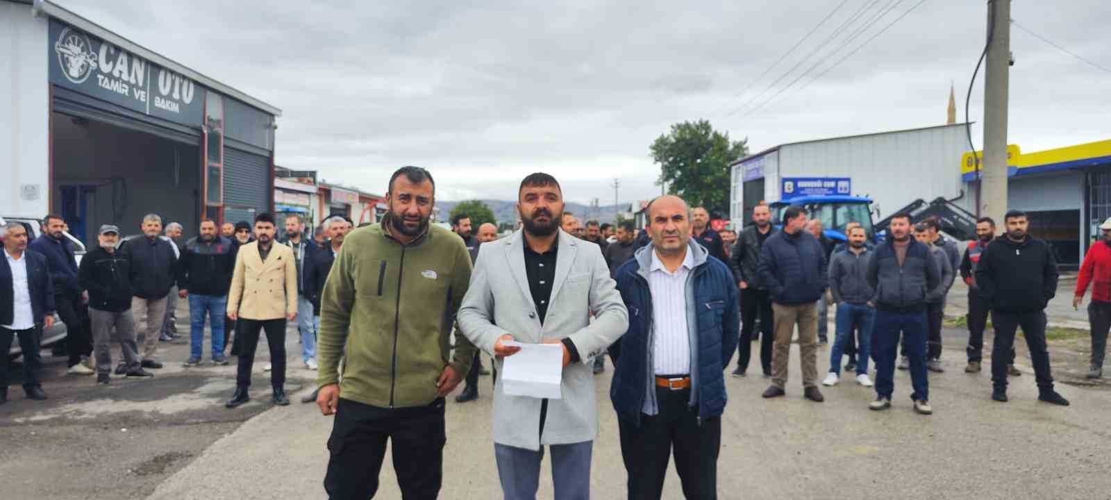 Şarkışla Sanayi Sitesi’nde yıkım gerginliği