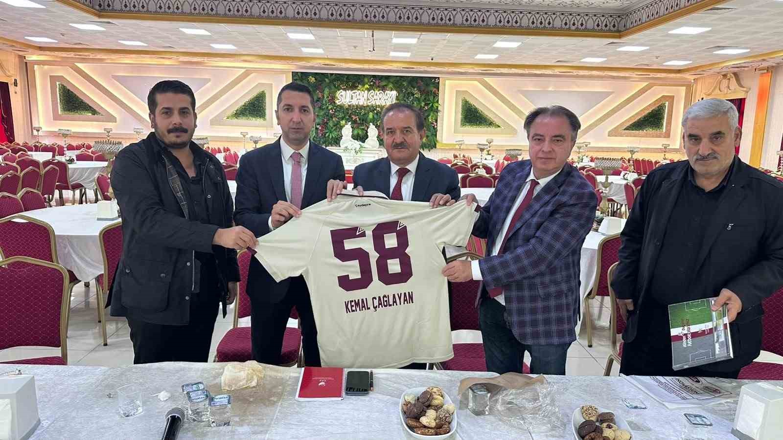 Kemal Çağlayan Elazığ’da spor basınıyla buluştu