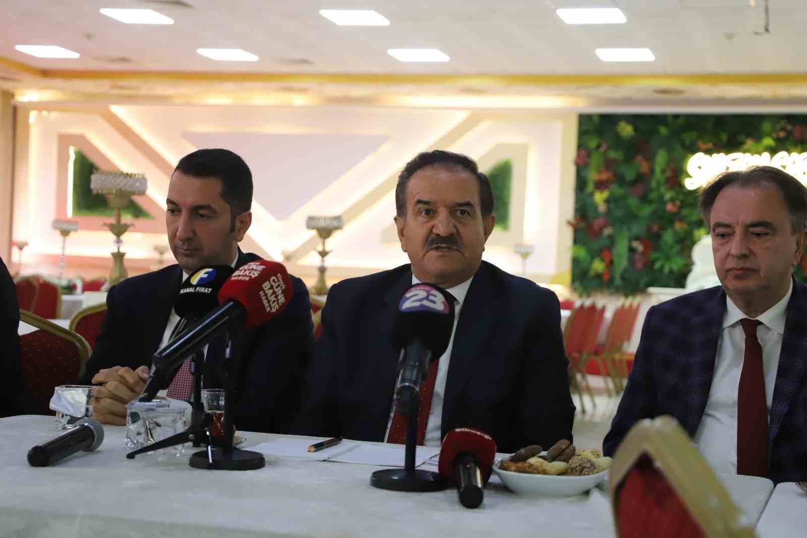 Kemal Çağlayan Elazığ’da spor basınıyla buluştu