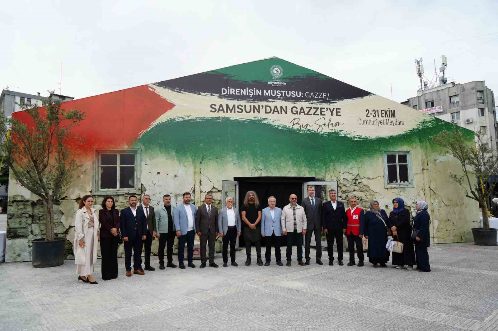 Samsun’da "Direnişin Muştusu: Gazze Sergisi" ziyarete açıldı