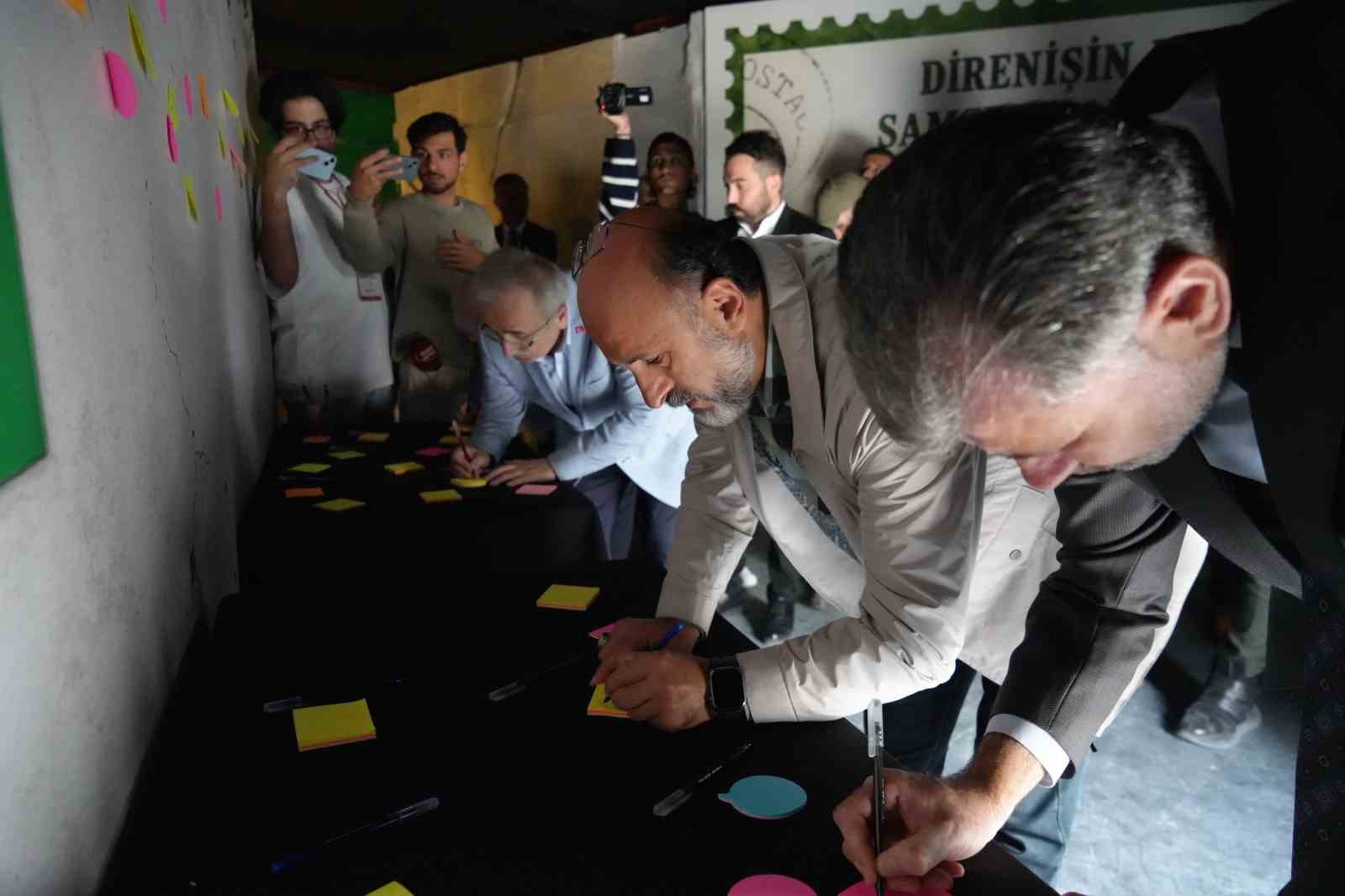 Samsun’da "Direnişin Muştusu: Gazze Sergisi" ziyarete açıldı
