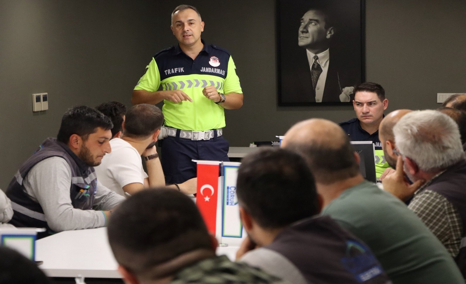 Gümüşhane’de 96 personele trafik eğitimi verildi