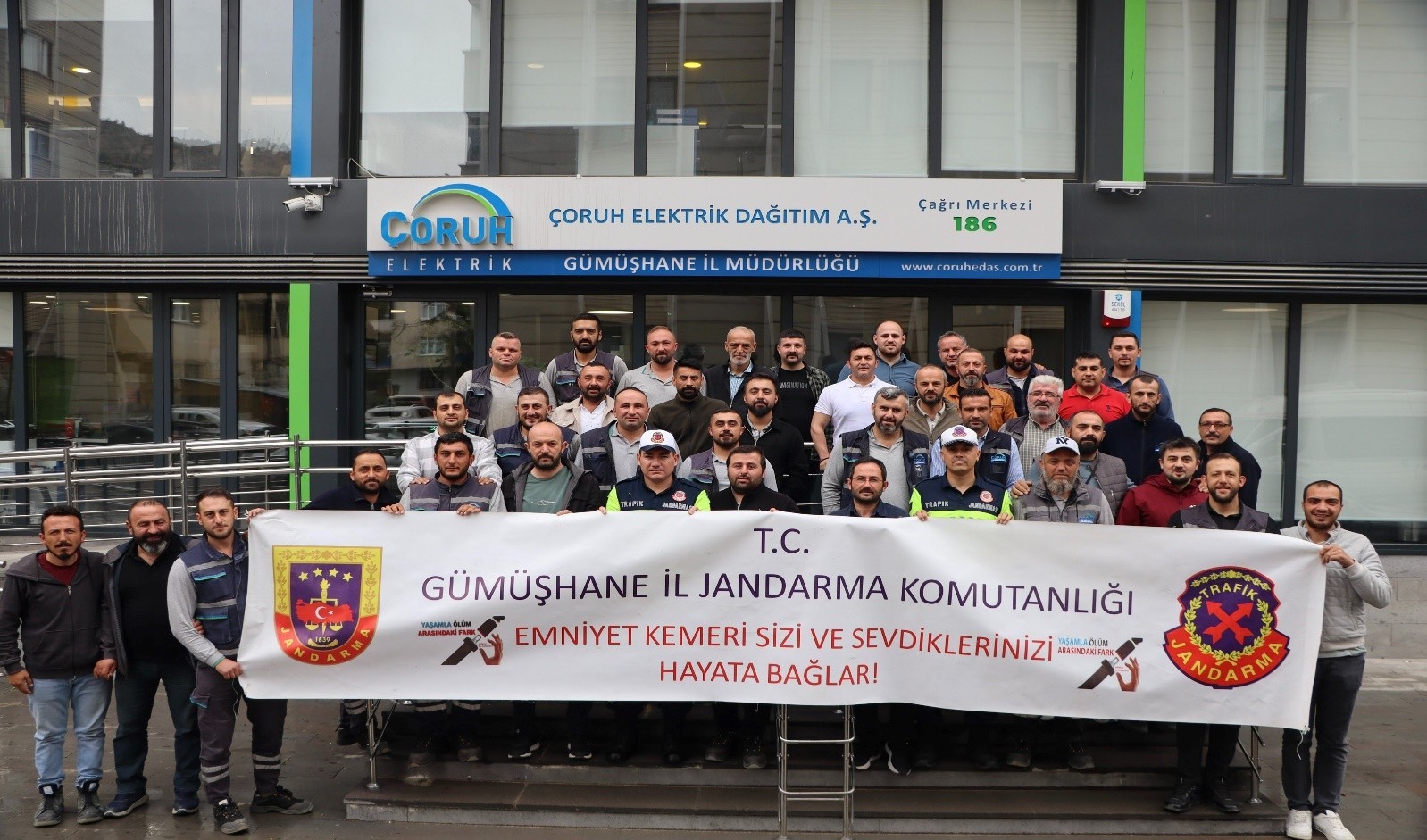 Gümüşhane’de 96 personele trafik eğitimi verildi