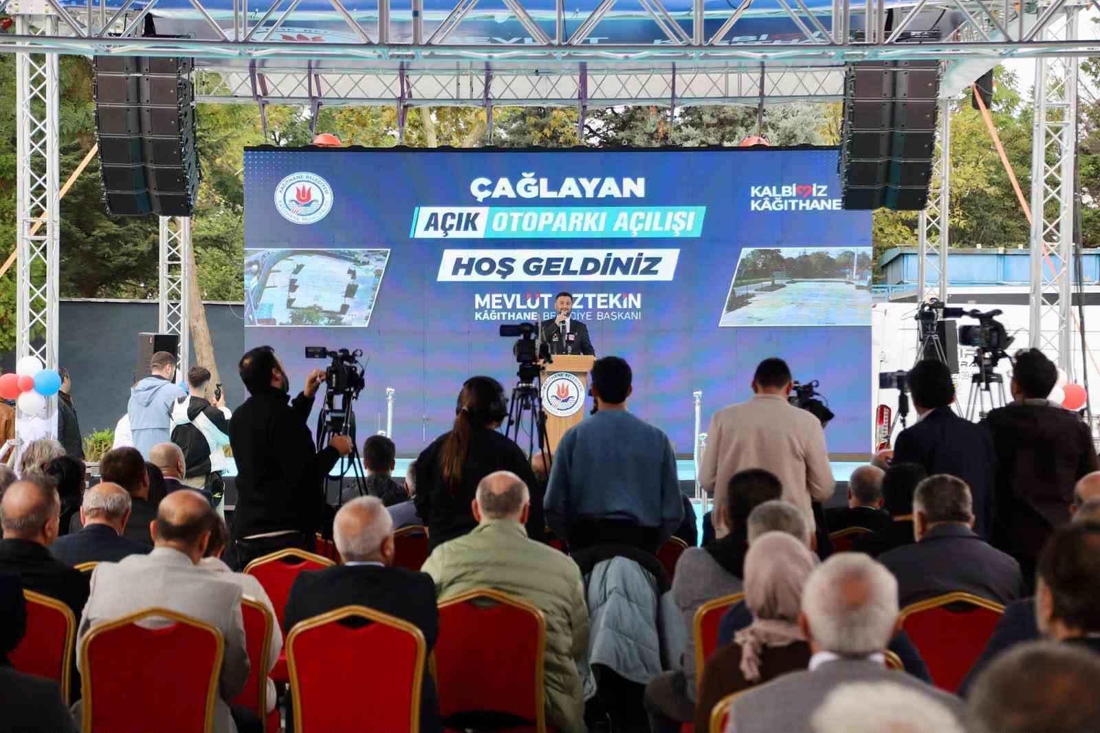 Çağlayan Açık Otoparkı hizmete açıldı