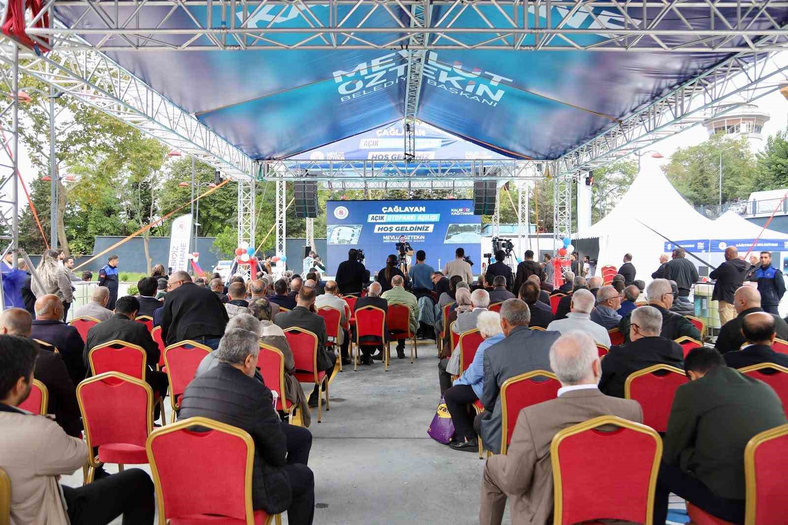 Çağlayan Açık Otoparkı hizmete açıldı