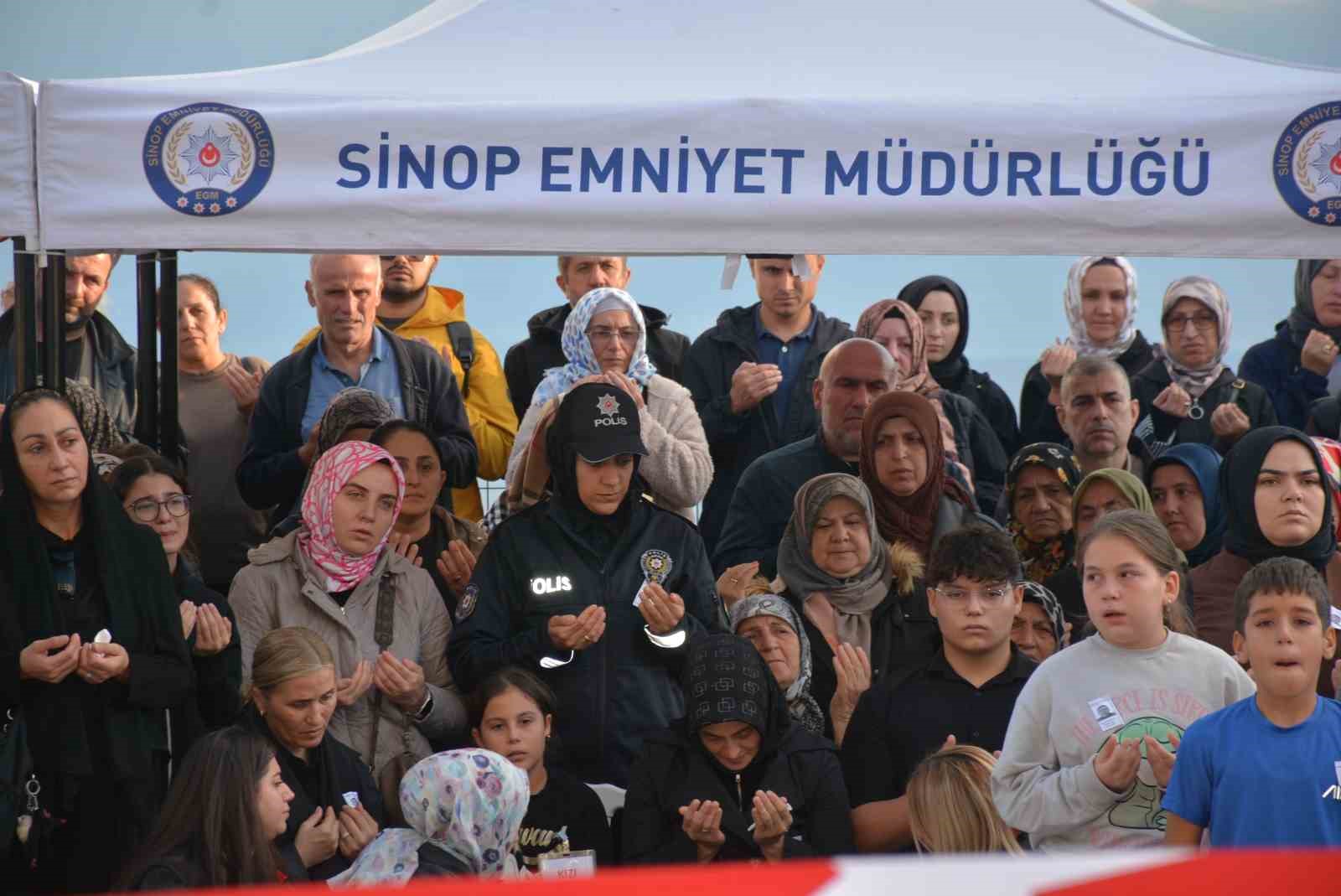 Sinop’ta gazi polis memuru Numan Şen için tören düzenlendi