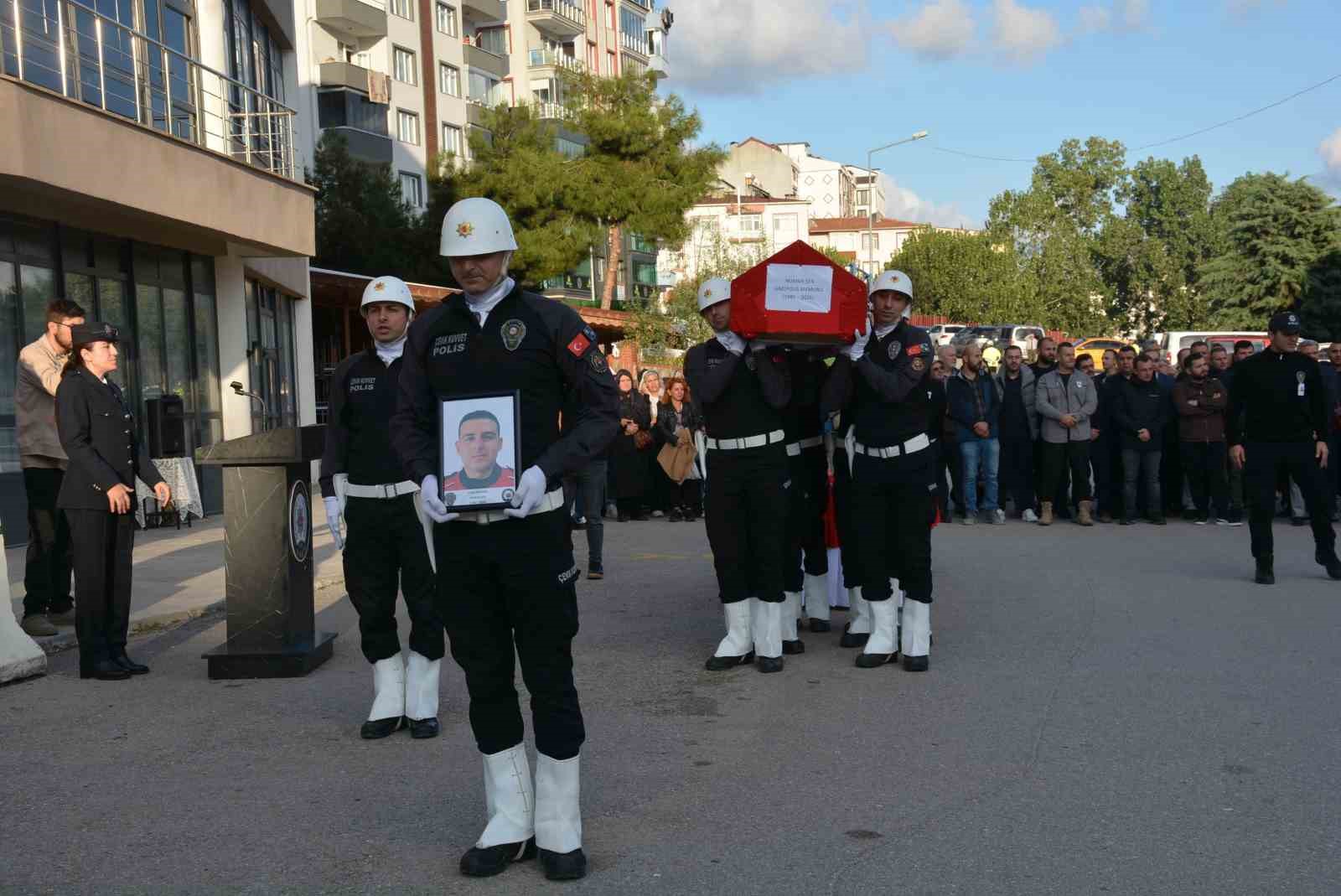 Sinop’ta gazi polis memuru Numan Şen için tören düzenlendi