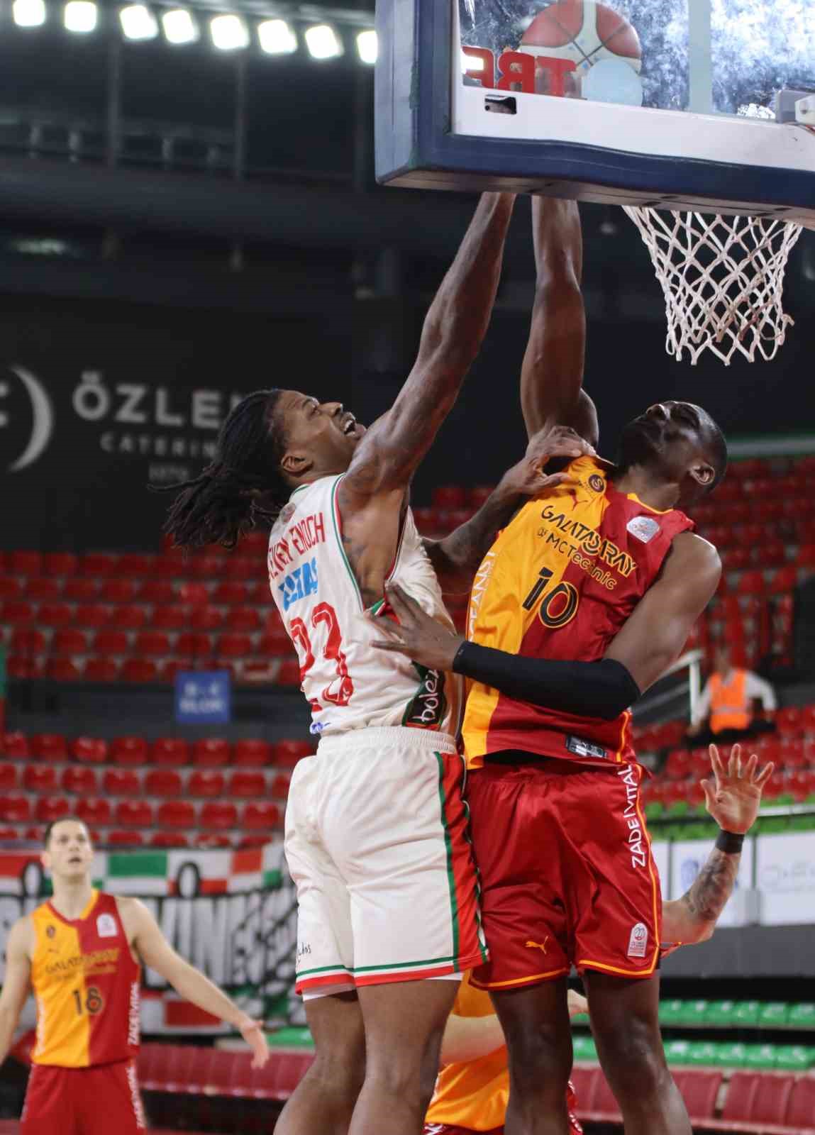 Basketbol Süper Ligi: Karşıyaka: 78 - Galatasaray: 71