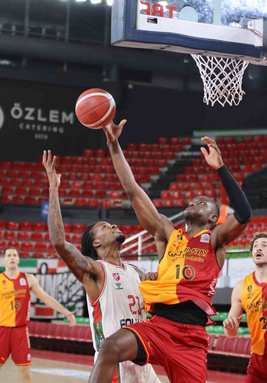 Basketbol Süper Ligi: Karşıyaka: 78 - Galatasaray: 71
