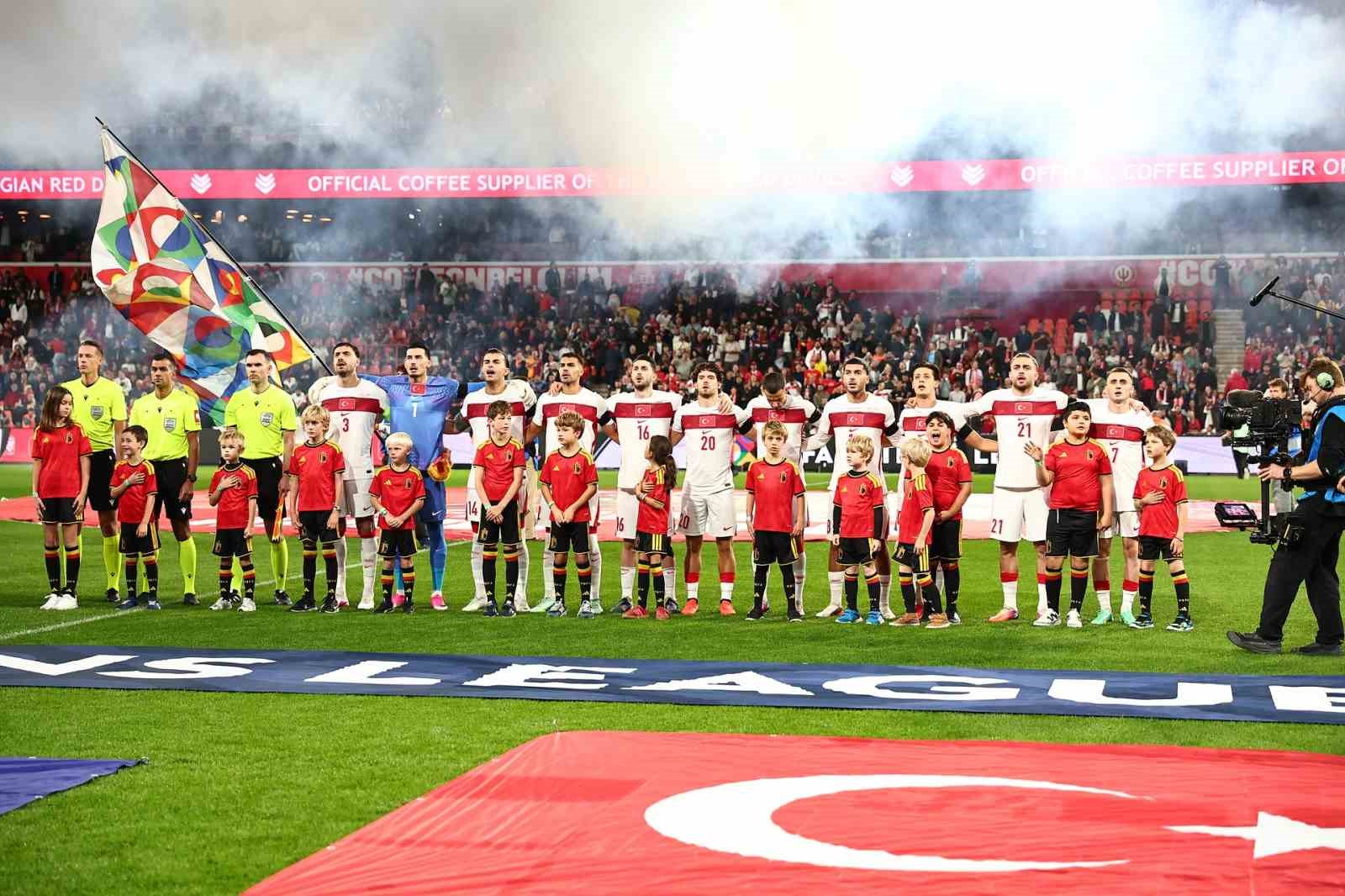 UEFA Uluslar Ligi: Belçika: 1 - Türkiye: 0 (İlk yarı)