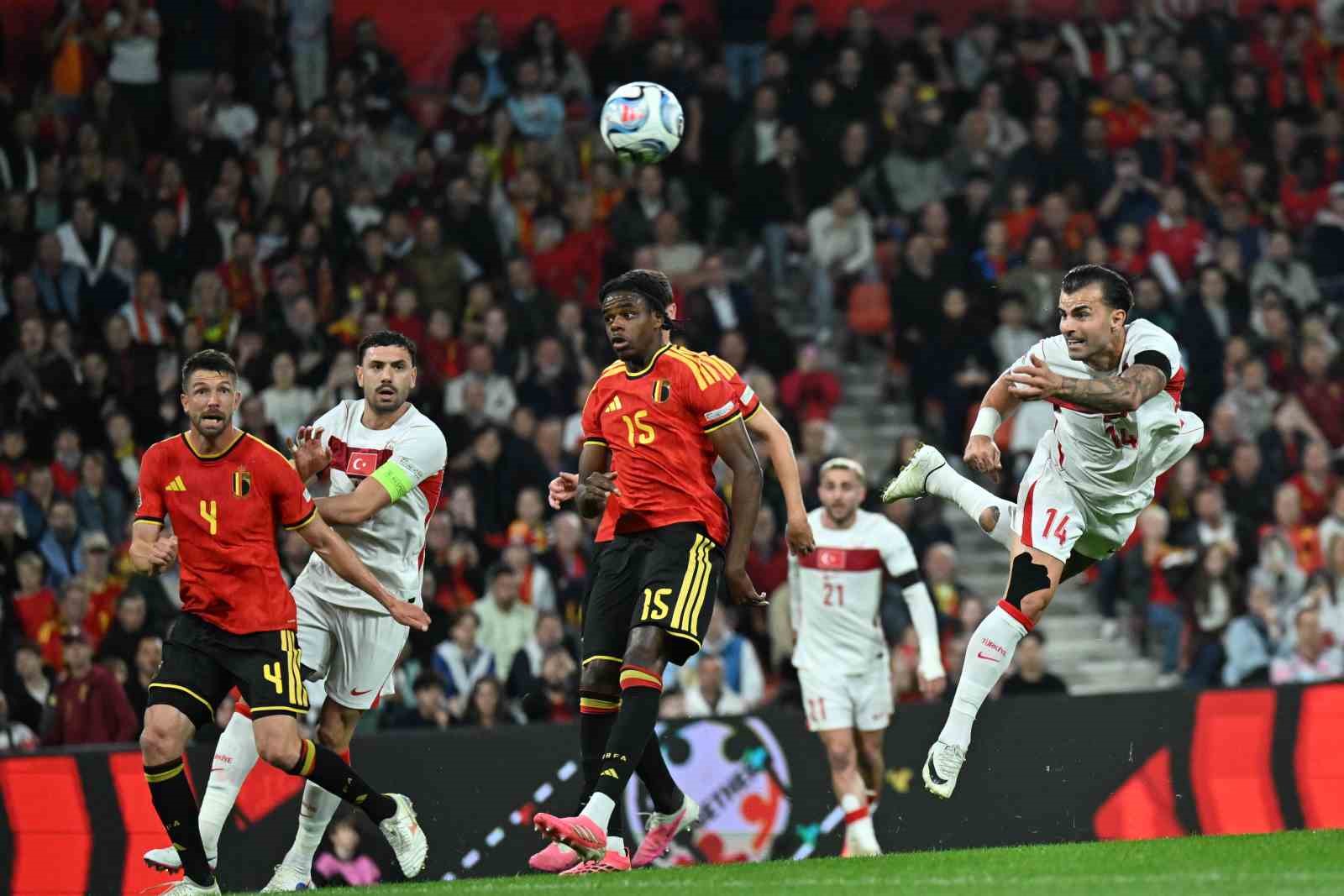 UEFA Uluslar Ligi: Belçika: 1 - Türkiye: 0 (İlk yarı)