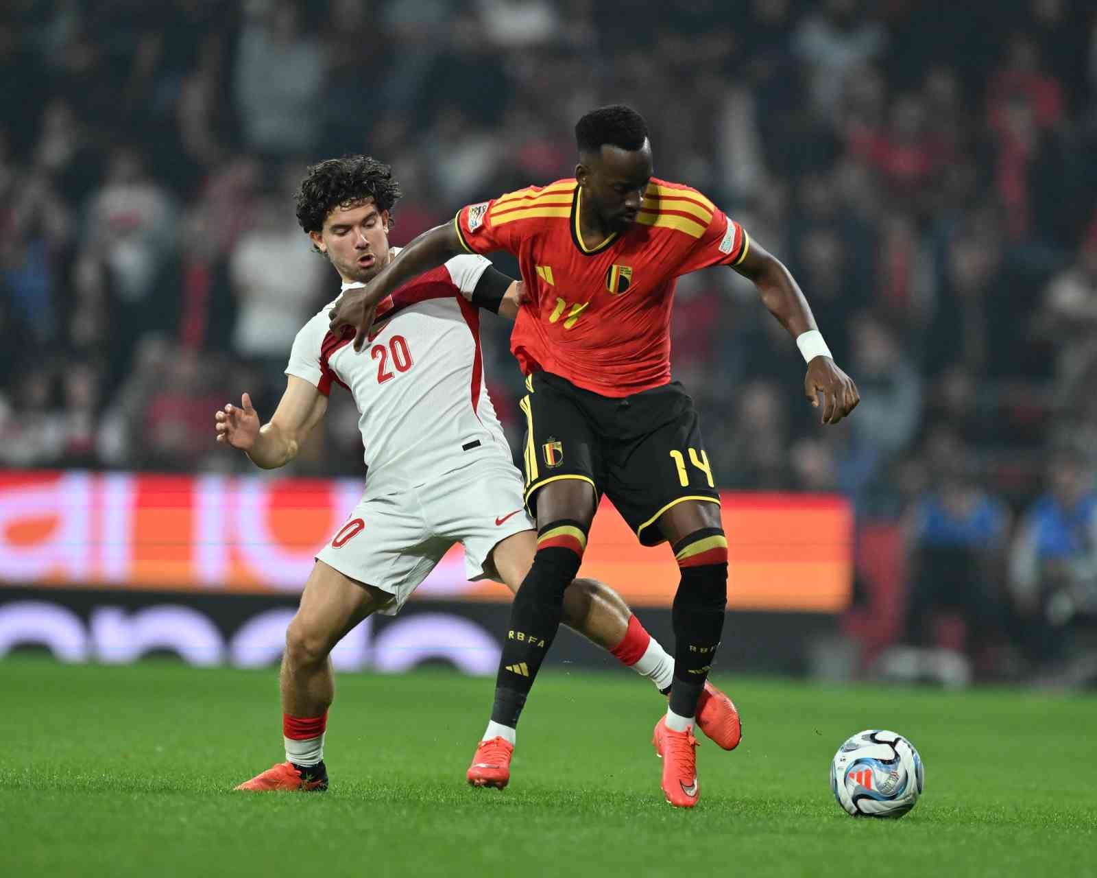 UEFA Uluslar Ligi: Belçika: 1 - Türkiye: 0 (İlk yarı)