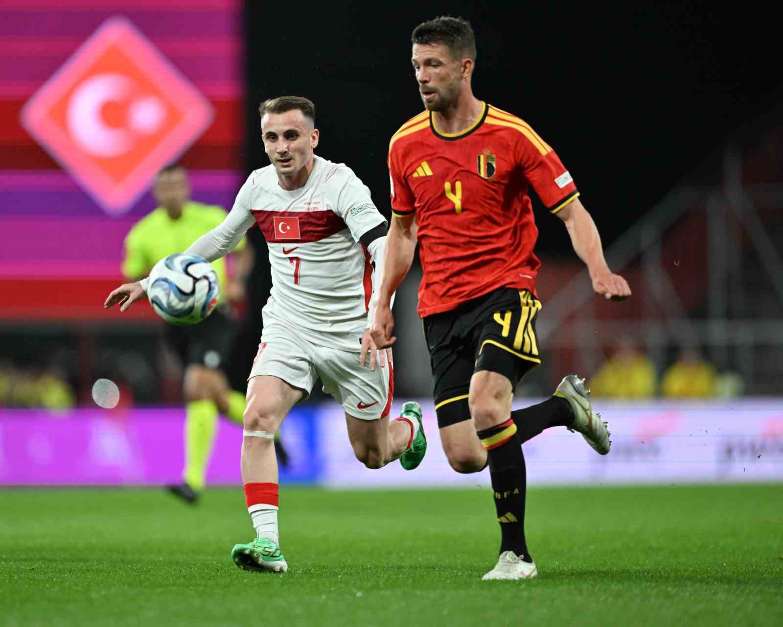 UEFA Uluslar Ligi: Belçika: 1 - Türkiye: 0 (İlk yarı)