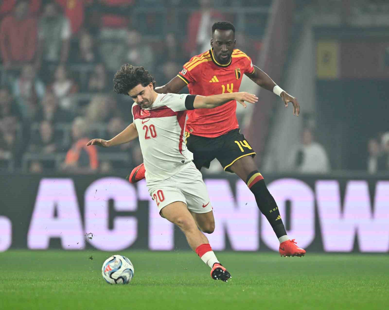 UEFA Uluslar Ligi: Belçika: 1 - Türkiye: 0 (İlk yarı)