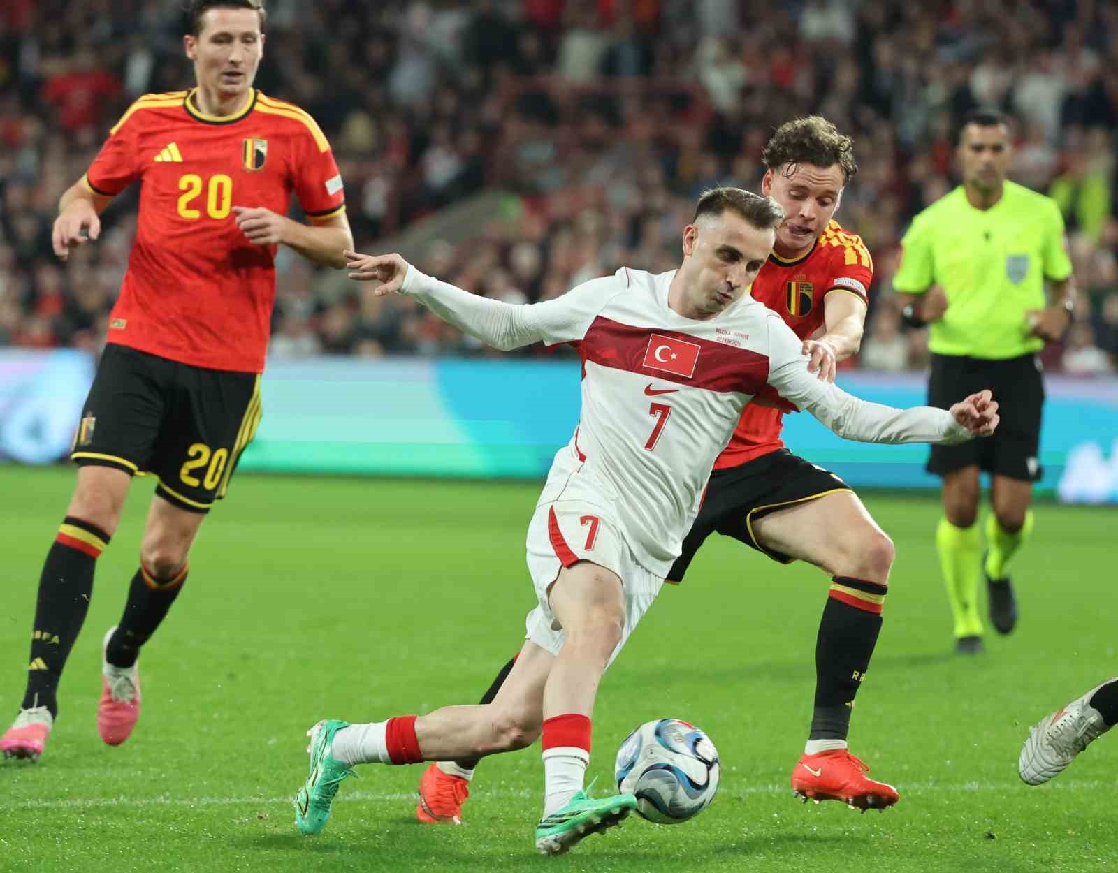 UEFA Uluslar Ligi: Belçika: 3 - Türkiye: 0 (Maç sonucu)