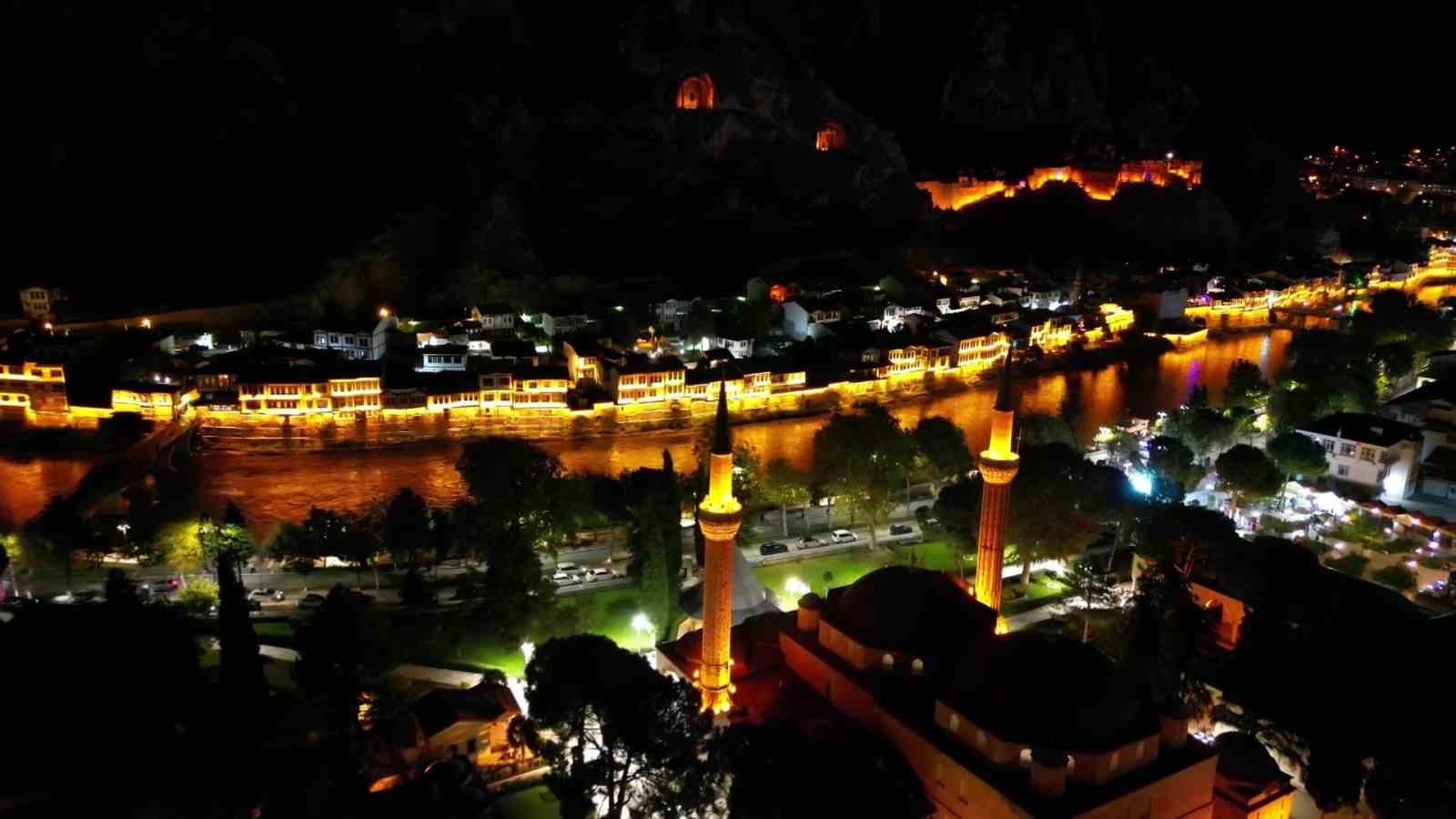 Amasya’nın dünya mirasının ışık sistemi yenilendi: "Rüya şehir"
