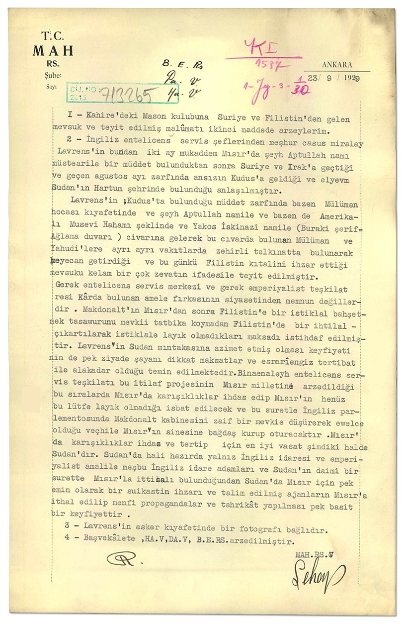 MİT arşivinden tarihi belgeler gün yüzüne çıktı