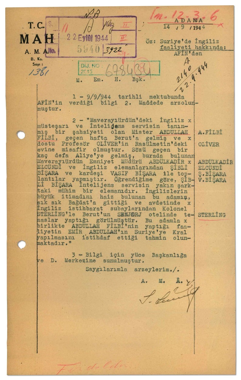 MİT arşivinden tarihi belgeler gün yüzüne çıktı