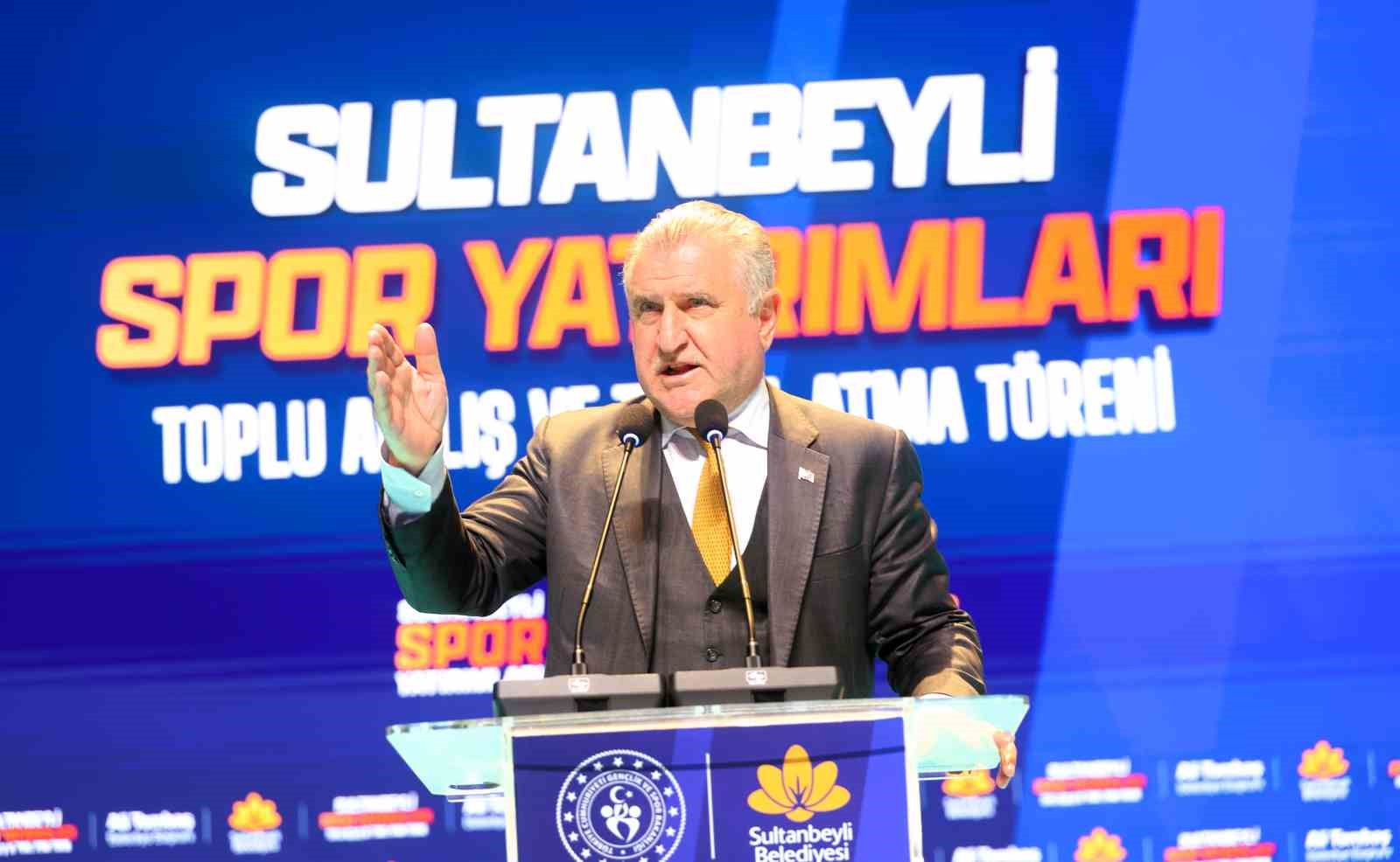Sultanbeyli’de dev spor yatırımları: açılış ve temel atma töreni gerçekleştirildi