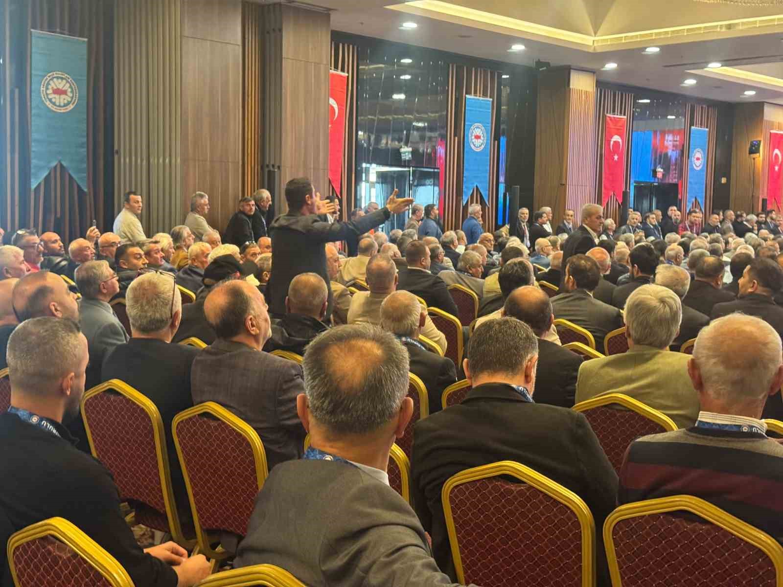 TASKK Genel Kurulu’nda Ankara ASKF tartışması: Salonda gergin anlar