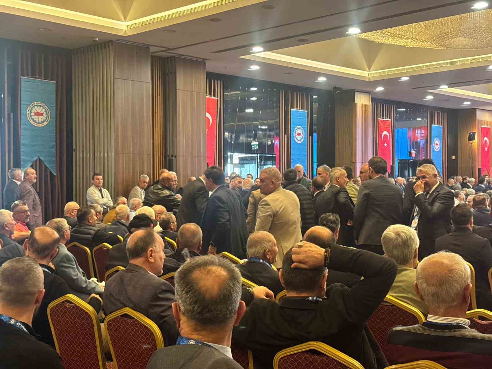 TASKK Genel Kurulu’nda Ankara ASKF tartışması: Salonda gergin anlar