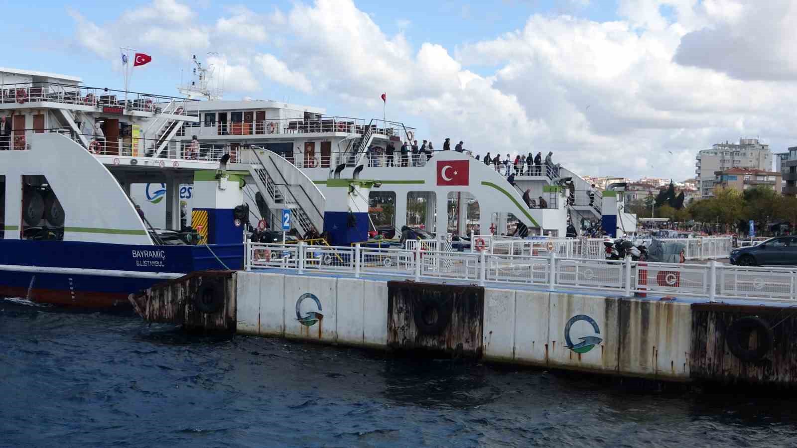 Gökçeada’ya yapılacak bazı feribot seferleri iptal edildi