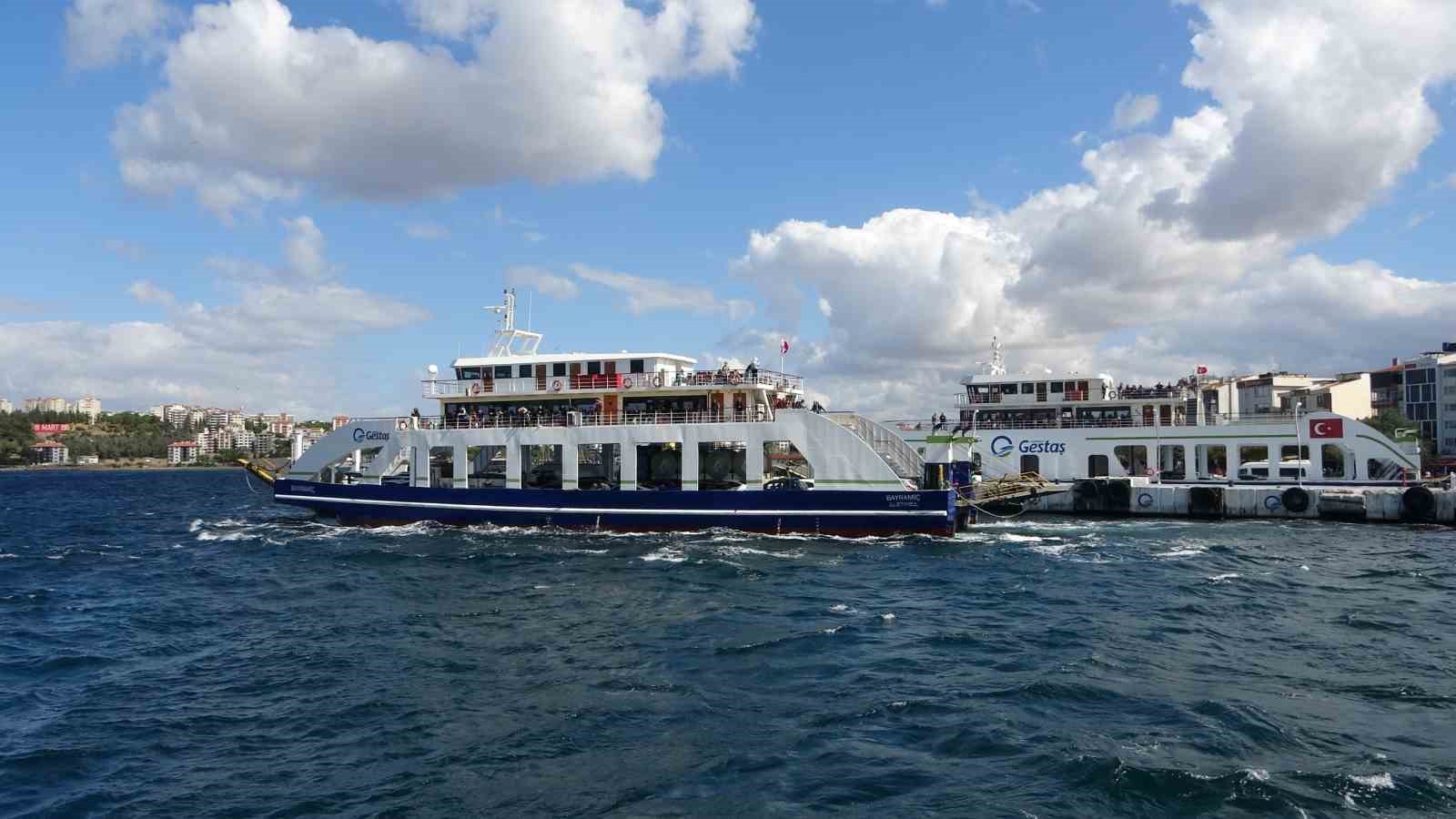 Gökçeada’ya yapılacak bazı feribot seferleri iptal edildi