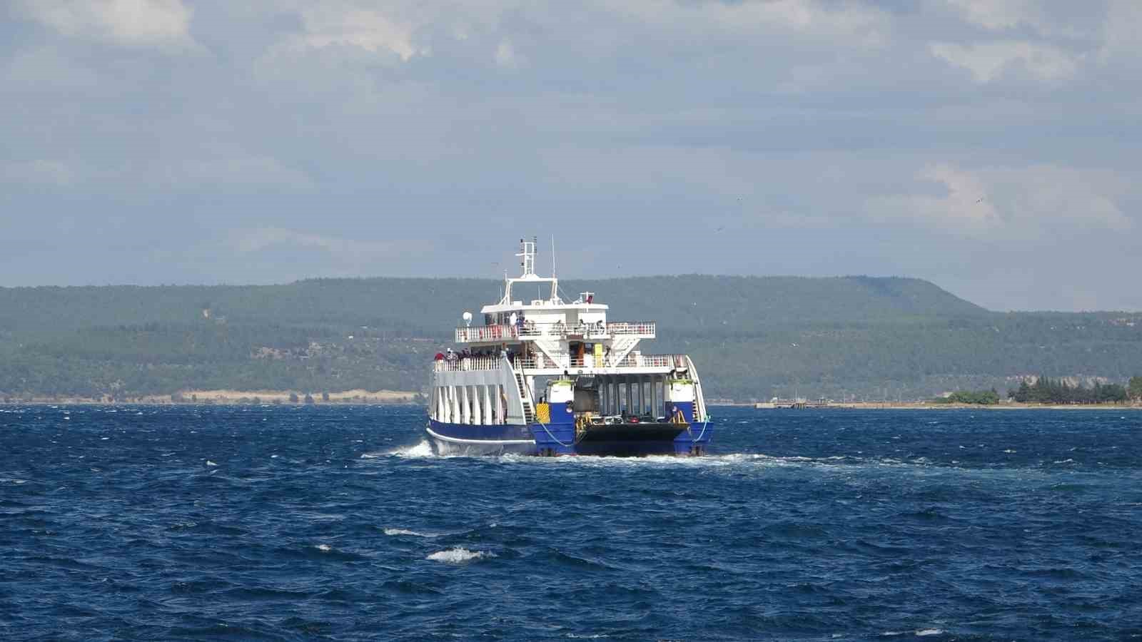 Gökçeada’ya yapılacak bazı feribot seferleri iptal edildi