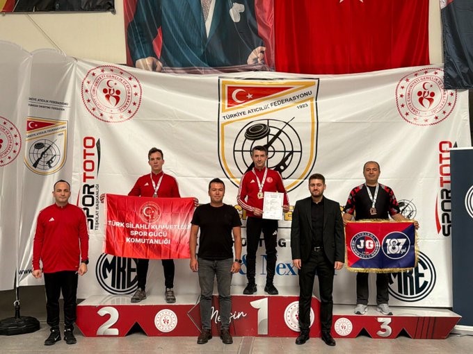 TSK Spor Gücü, Olimpik Branşlar Ateşli Silahlar Federasyon Kupası’nda ferdi müsabakaların tamamında şampiyon oldu
