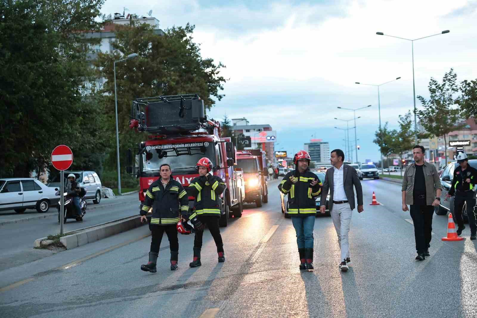 Başkan Çavuşoğlu yangının ardından işletme sahipleri ve çalışanları ziyaret etti