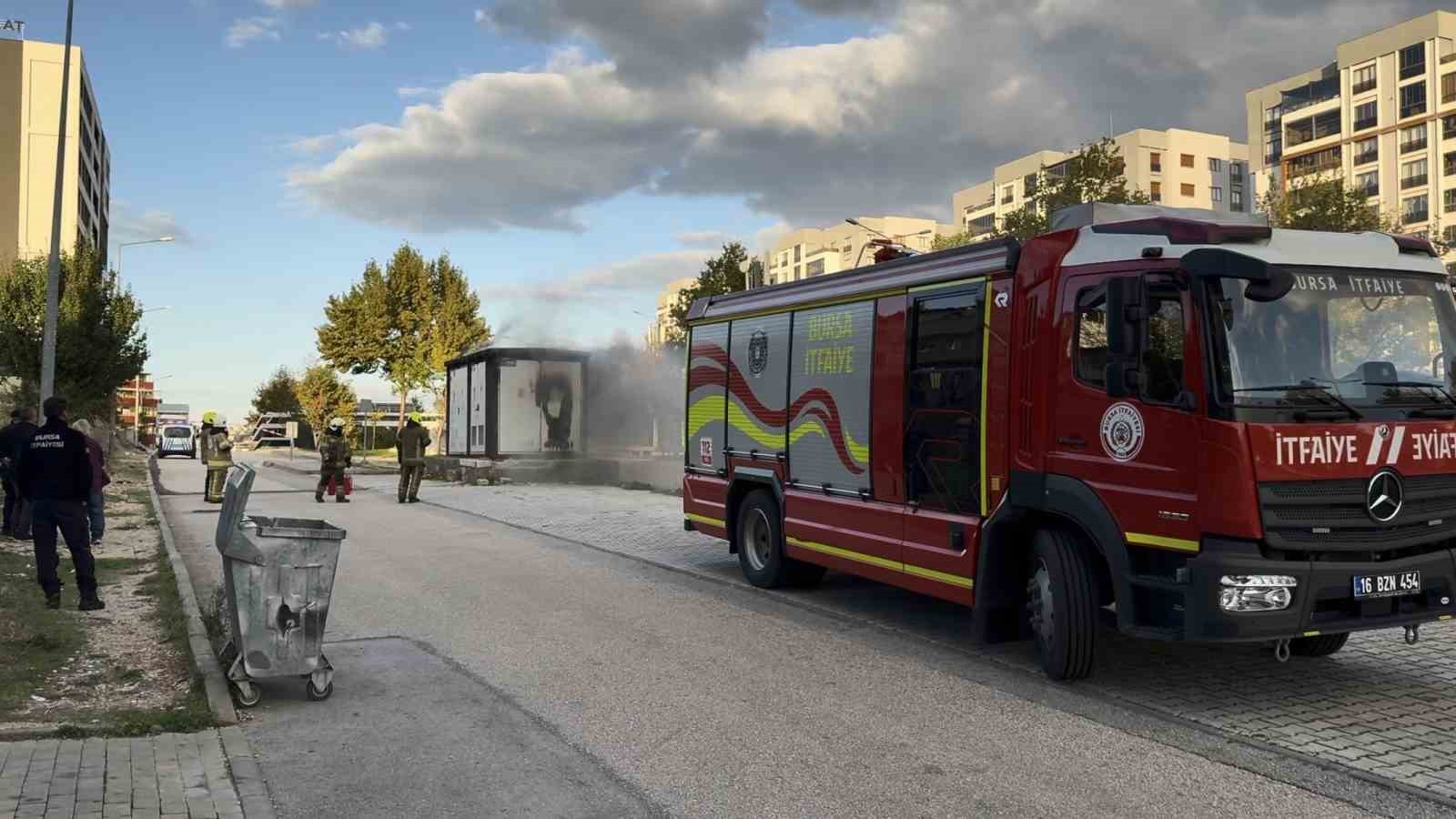 Bursa’da trafoda korkutan yangın