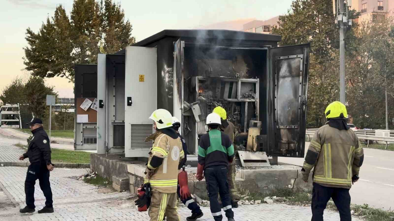 Bursa’da trafoda korkutan yangın
