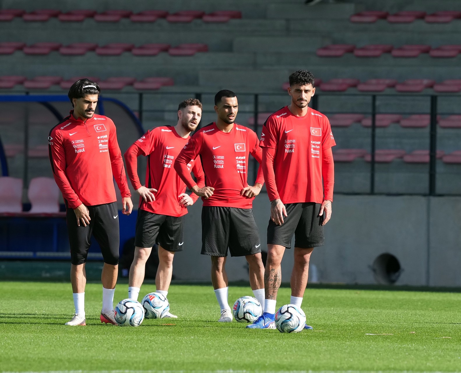 A Milli Takım, İtalya maçının hazırlıklarına başladı