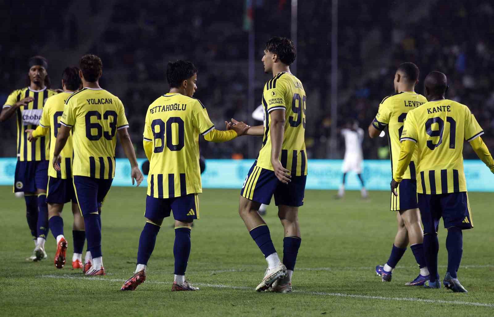 Hazırlık maçı: Turan Tovuz: 0 - Fenerbahçe: 2