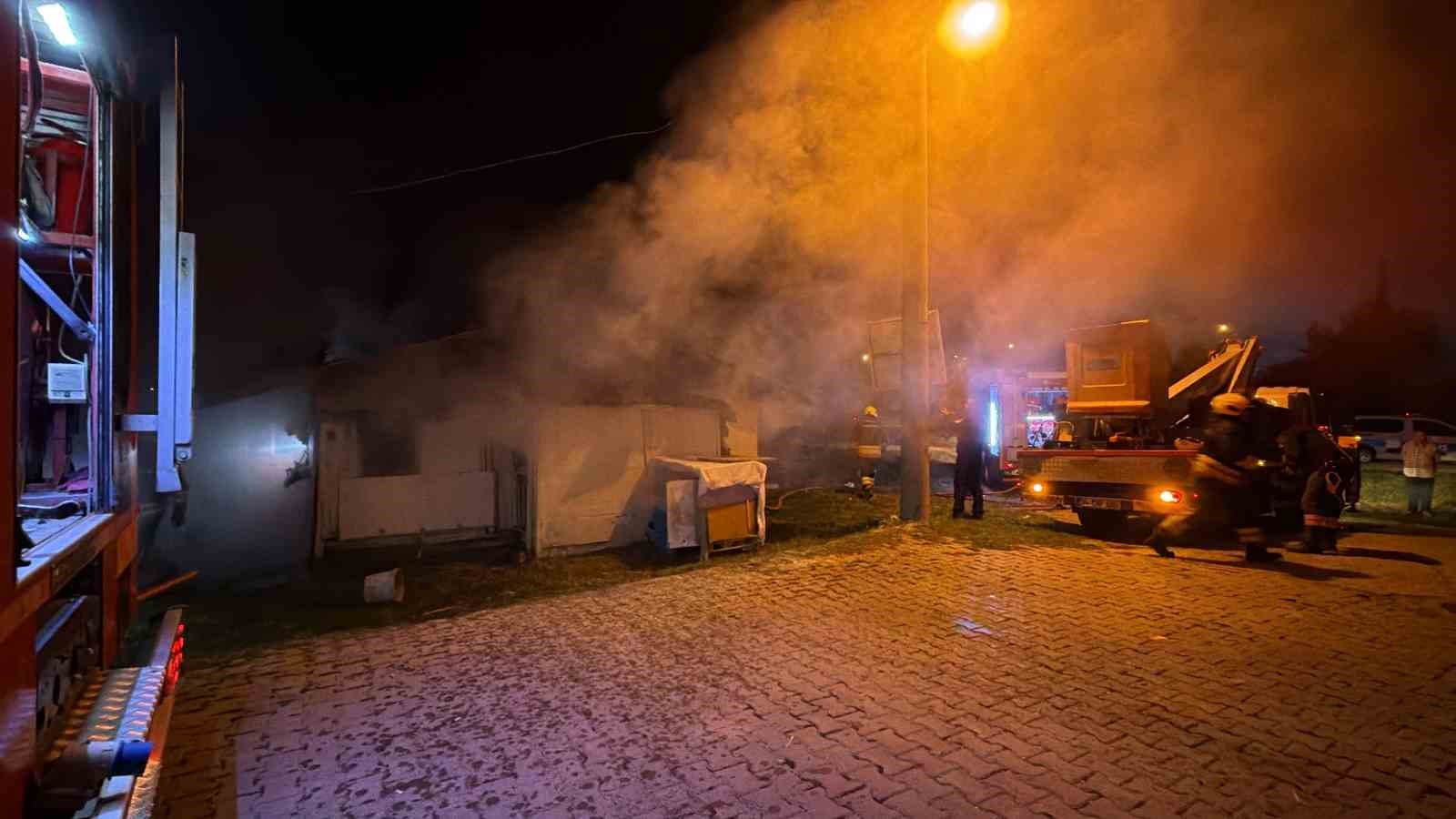Sobayı yakmak isterken evi yaktı