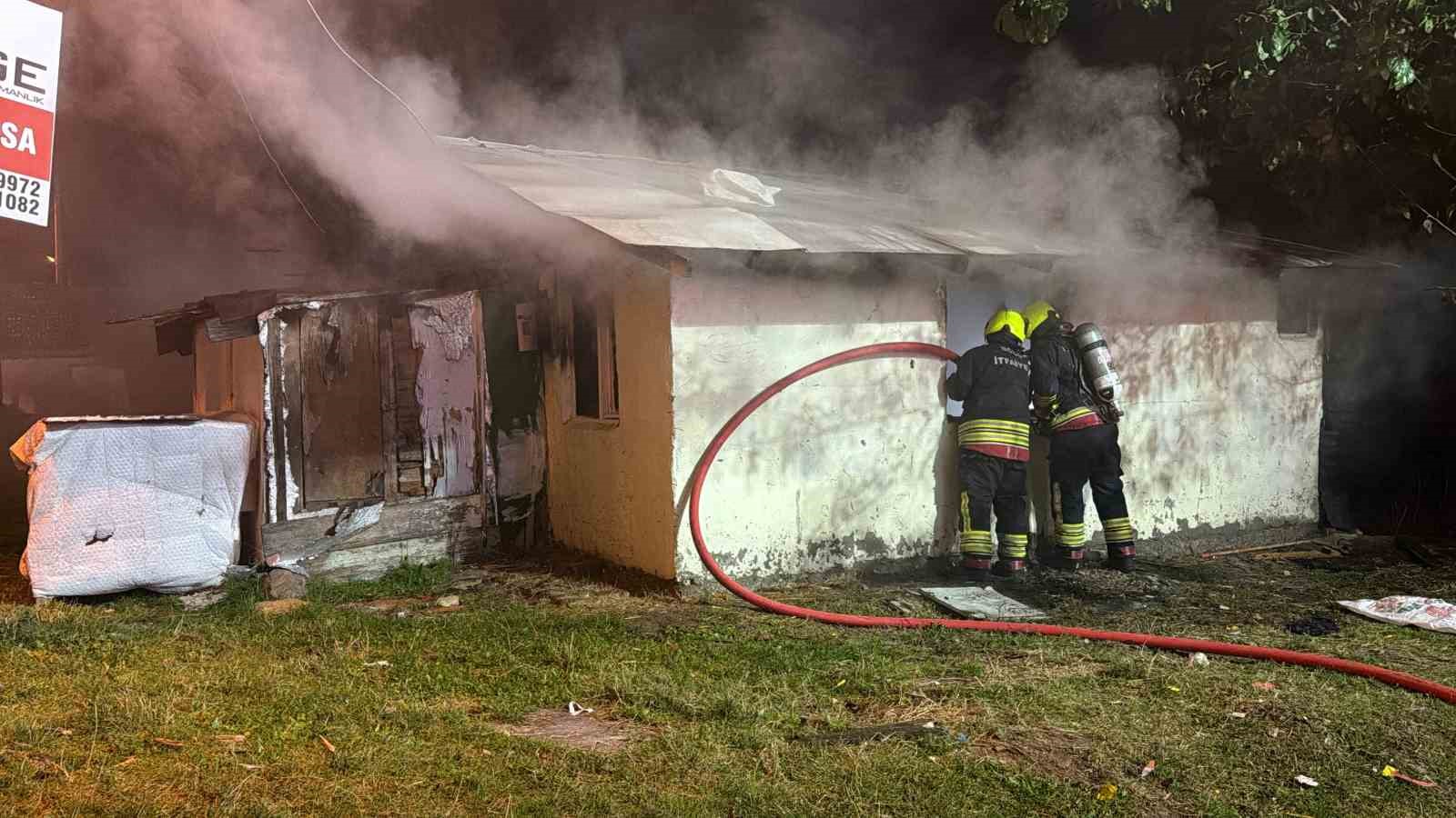 Sobayı yakmak isterken evi yaktı