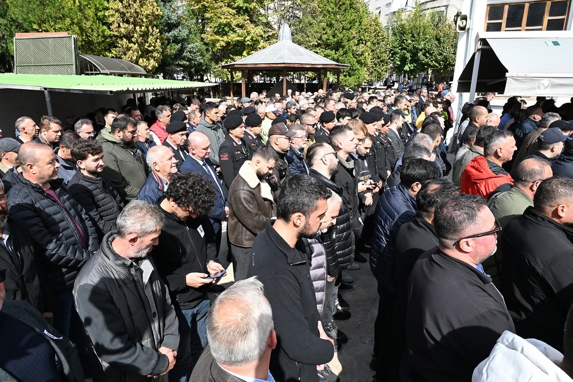 Kırklareli Emniyet Müdürlüğü personeli Mete Kapancı son yolculuğuna uğurlandı