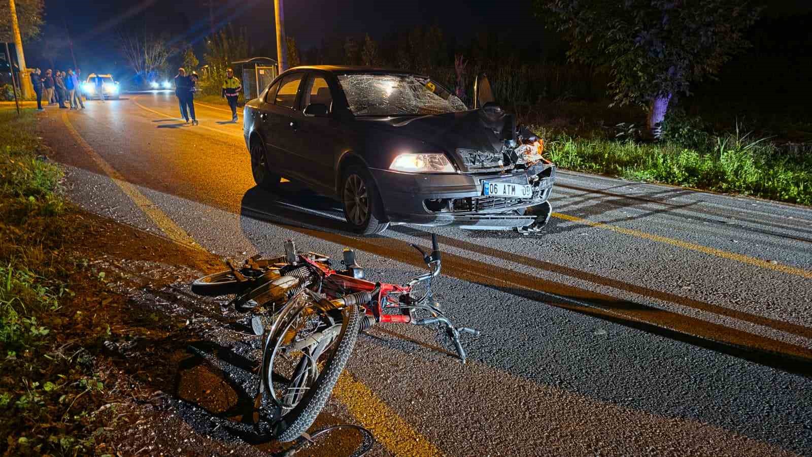 Otomobil ile motosiklet kafa kafaya çarpıştı: 1 ölü