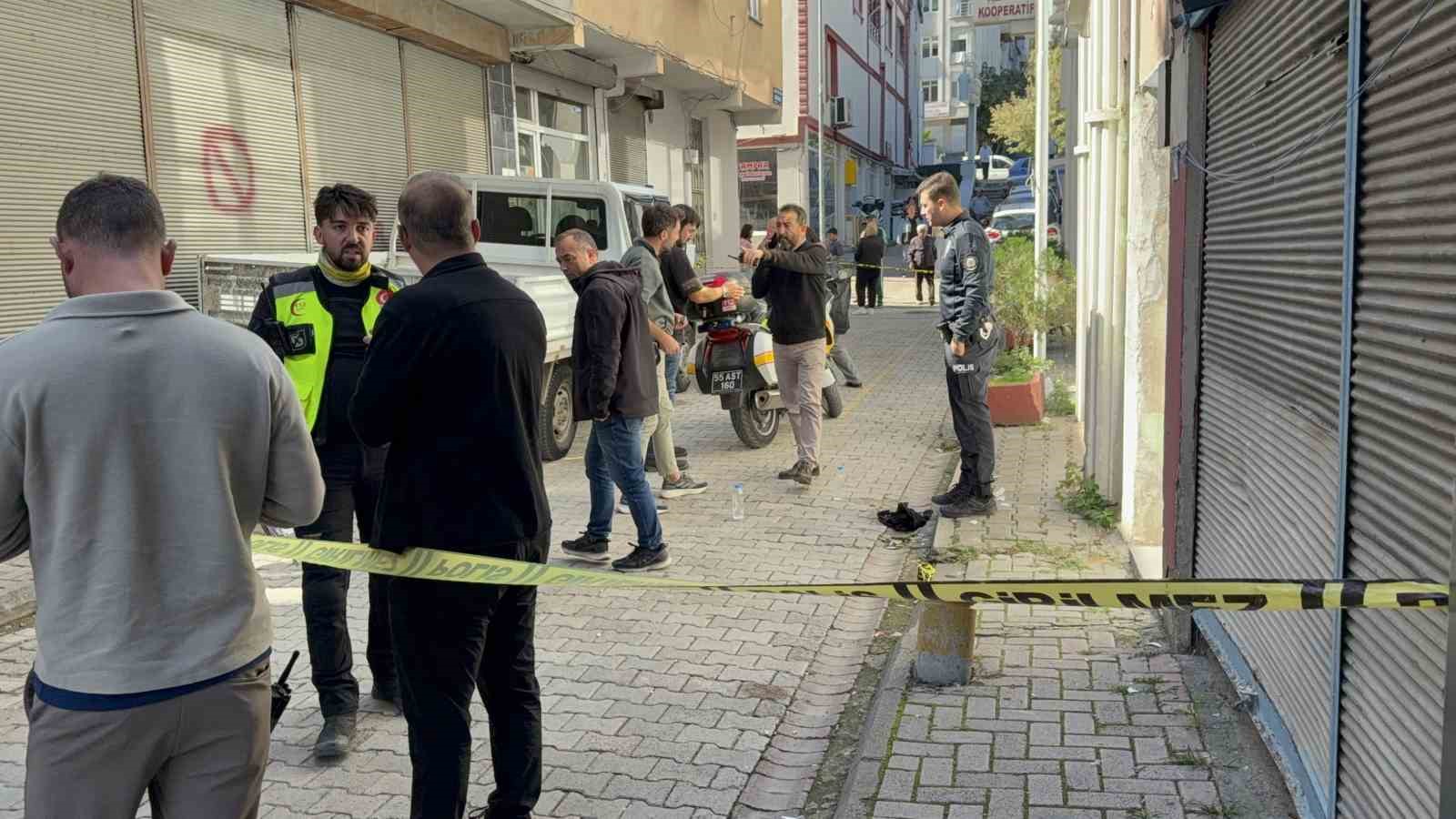Samsun’da sokak ortasında silahlı saldırı: 1 yaralı