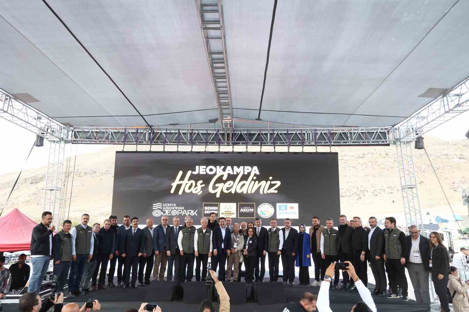 Karapınar Jeoparkı’nda ilk kez Jeokamp heyecanı yaşandı