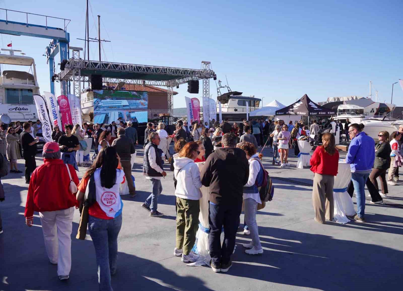 Ayvalık Körfezi’nde yelkenler bu kez eğitim için açıldı