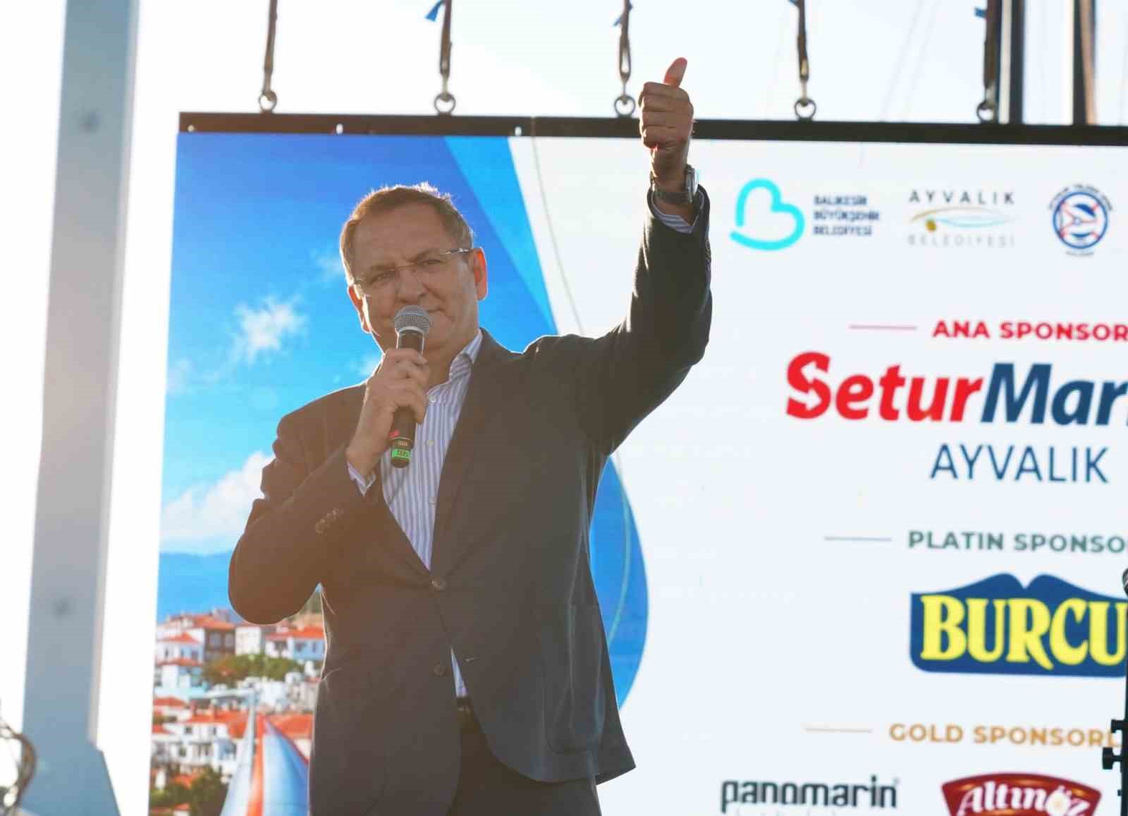 Ayvalık Körfezi’nde yelkenler bu kez eğitim için açıldı