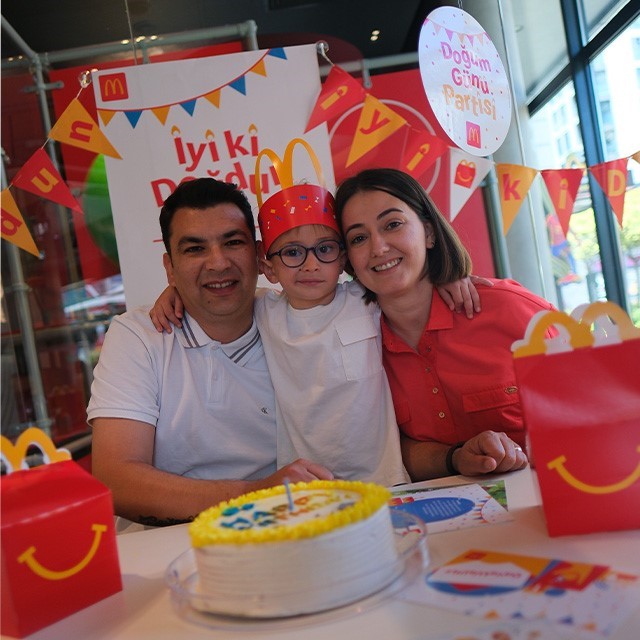 McDonald’s Türkiye, doğum günü kutlamalarına ev sahipliği yapıyor