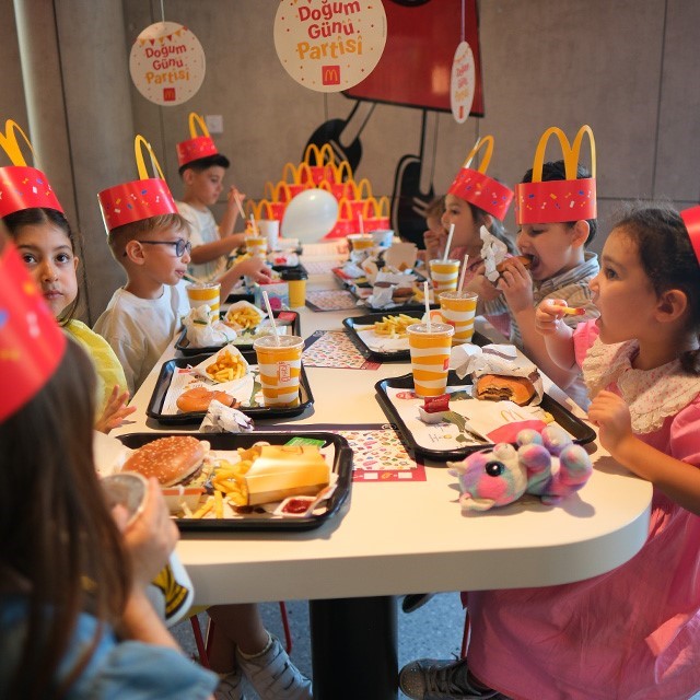 McDonald’s Türkiye, doğum günü kutlamalarına ev sahipliği yapıyor