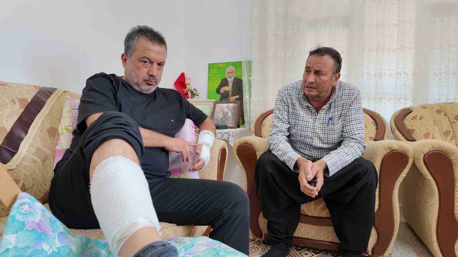 Sahipli köpeğin saldırdığı adam feci şekilde yaralandı