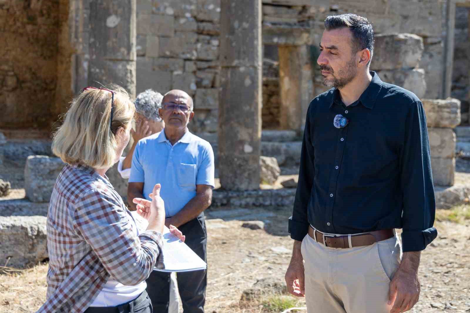 Manavgat Belediyesi’nden Lyrbe Antik Kenti’ndeki kazı çalışmalarına destek