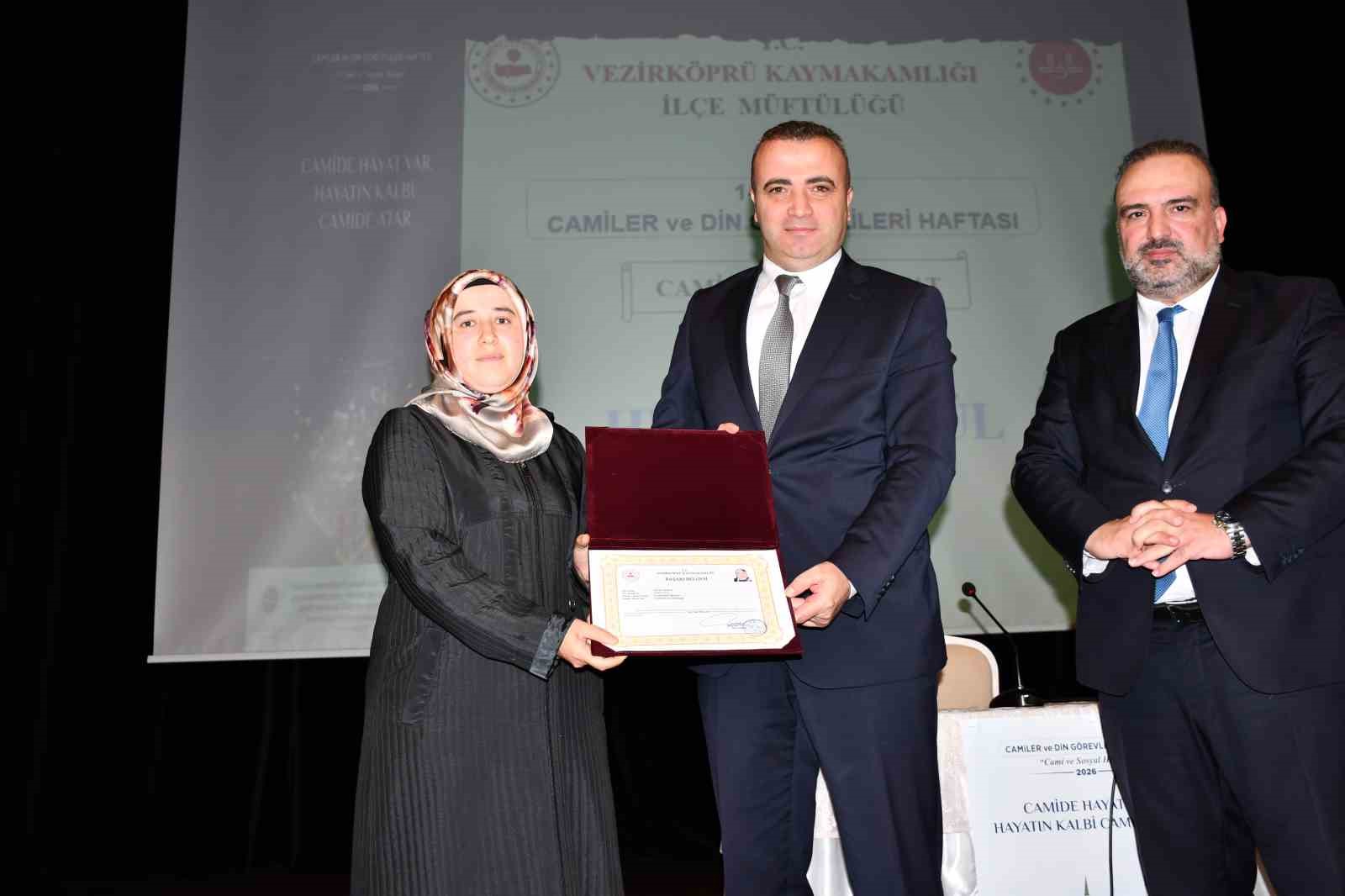 Vezirköprü’de Camiler ve Din Görevlileri Haftası buluşması