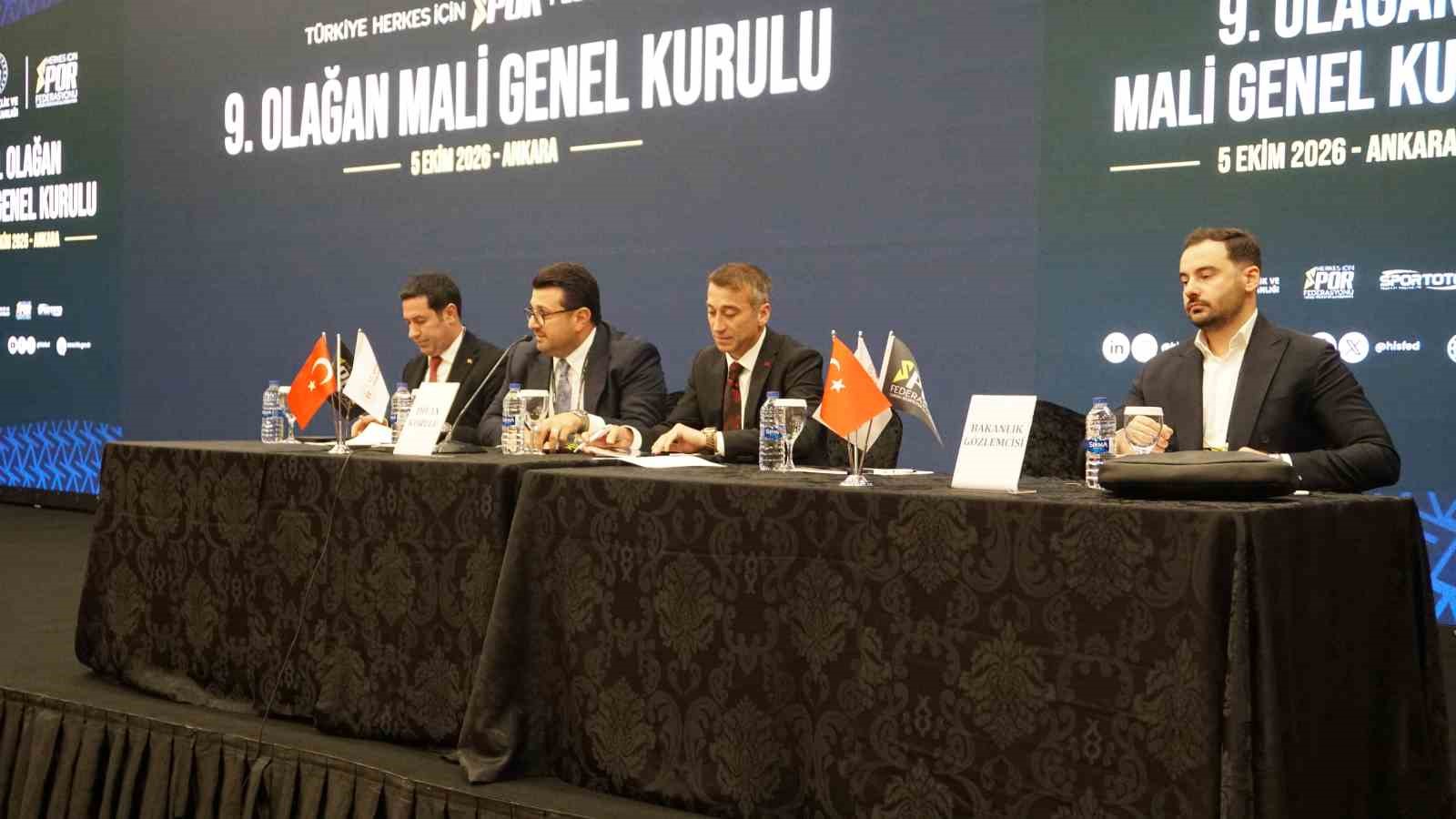 Türkiye Herkes İçin Spor Federasyonu’nun 9. Mali Genel Kurulu yapıldı